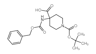 	1-BOC-4-N-CBZ-Aminoisonipecotic Acid - Chemical structure and product image