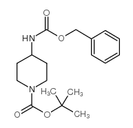 1-Boc-4-cbz-amino-piperidine - Chemical structure and product image
