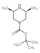 	1-Boc-cis-3,5-dimethyl-piperazine - Chemical structure and product image