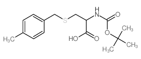 Boc-d-cys(mbzl)-oh - Chemical structure and product image