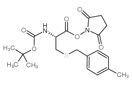 Boc-cys(mbzl)-osu - Chemical structure and product image