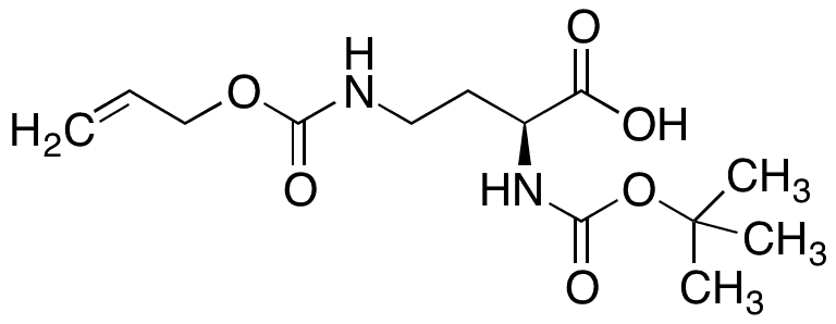 Boc-dab(aloc)-oh - Chemical structure and product image