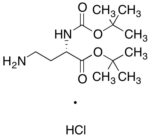 Boc-L-dab-otBu HCl - Chemical structure and product image