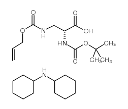 Boc-d-dap(aloc)-oh dcha - Chemical structure and product image