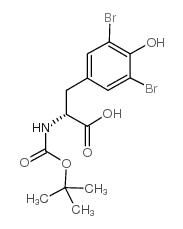 Boc-3,5-dibromo-d-tyr-oh - Chemical structure and product image