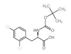 Boc-R-2,4-dichlorophenylalanine - Chemical structure and product image
