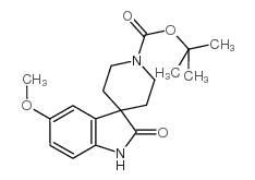 1’-Boc-1,2-dihydro-5-methoxy-2-oxo-spiro[3h-indole-3,4’-piperidine] - Chemical structure and product image