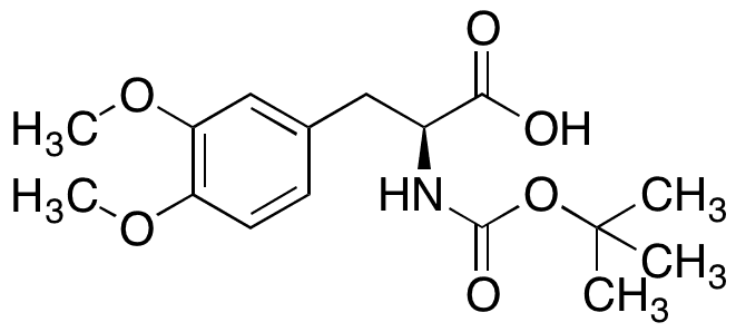 Boc-3,4-dimethoxy-l-phenylalanine - Chemical structure and product image