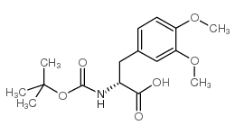 Boc-d-3,4-dimethoxyphenylalanine - Chemical structure and product image