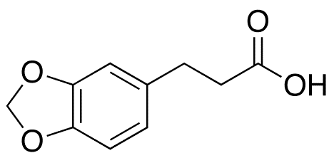1,3-Benzodioxole-5-propanoic Acid - Chemical structure and product image