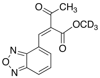 (cis/trans)-2-(4-Benzofurazanylmethylene)-3-oxo-butanoic Acid (Methyl-d3) Ester - Chemical structure and product image