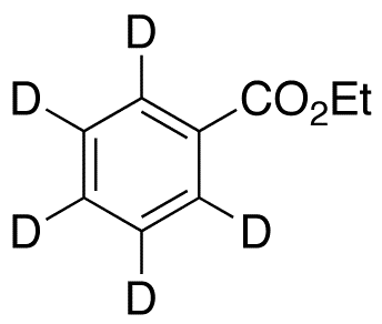 Benzoic Acid-d5 Ethyl Ester - Chemical structure and product image
