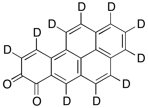 Benzo[a]â€‹pyrene-â€‹7 8-dione-d10 - Chemical structure and product image