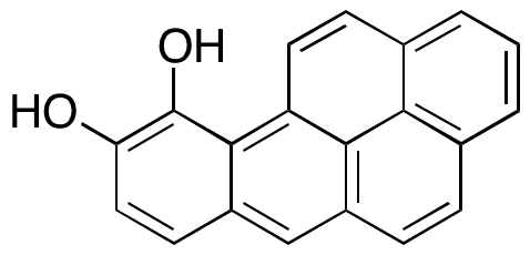 Benzo[a]â€‹pyrene-â€‹9 â€‹10-â€‹diol - Chemical structure and product image
