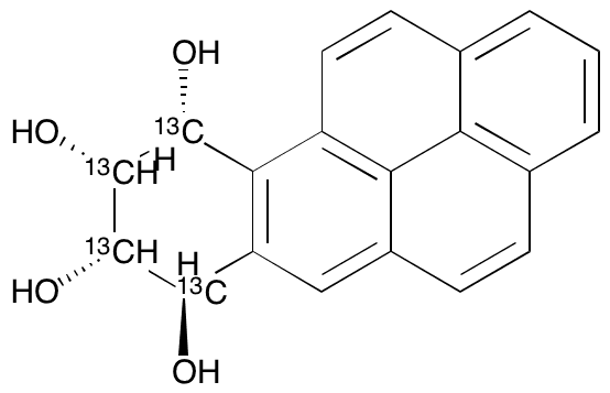 Benzo[a]pyrenetetrol I 2-13C4 - Chemical structure and product image