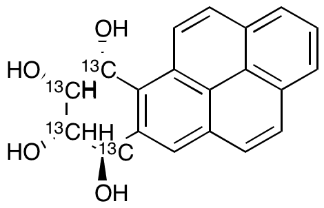 Benzo[a]pyrenetetrol II 1 -13C4 - Chemical structure and product image