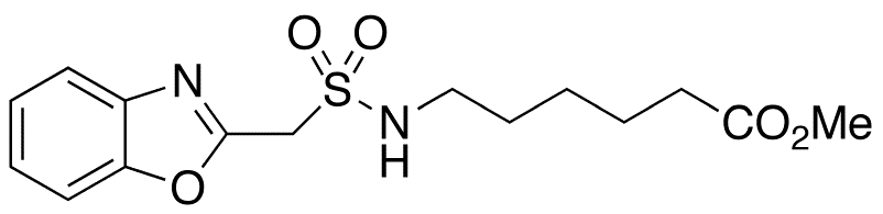 Benzoxazolemethanesulfonamide-N-(6-methyl-hexanoate) - Chemical structure and product image