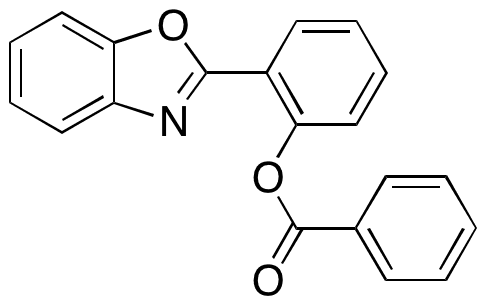2-(2-Benzoxazolyl)phenyl benzoate - Chemical structure and product image