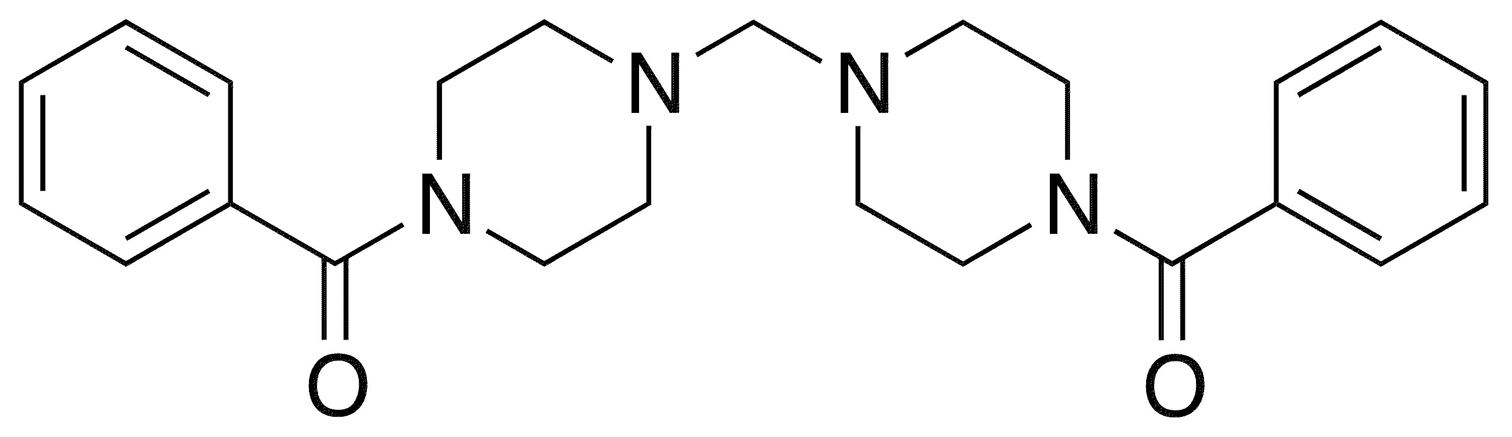 1-Benzoyl-4-[(4-benzoylpiperazin-1-yl)methyl]piperazine - Chemical structure and product image