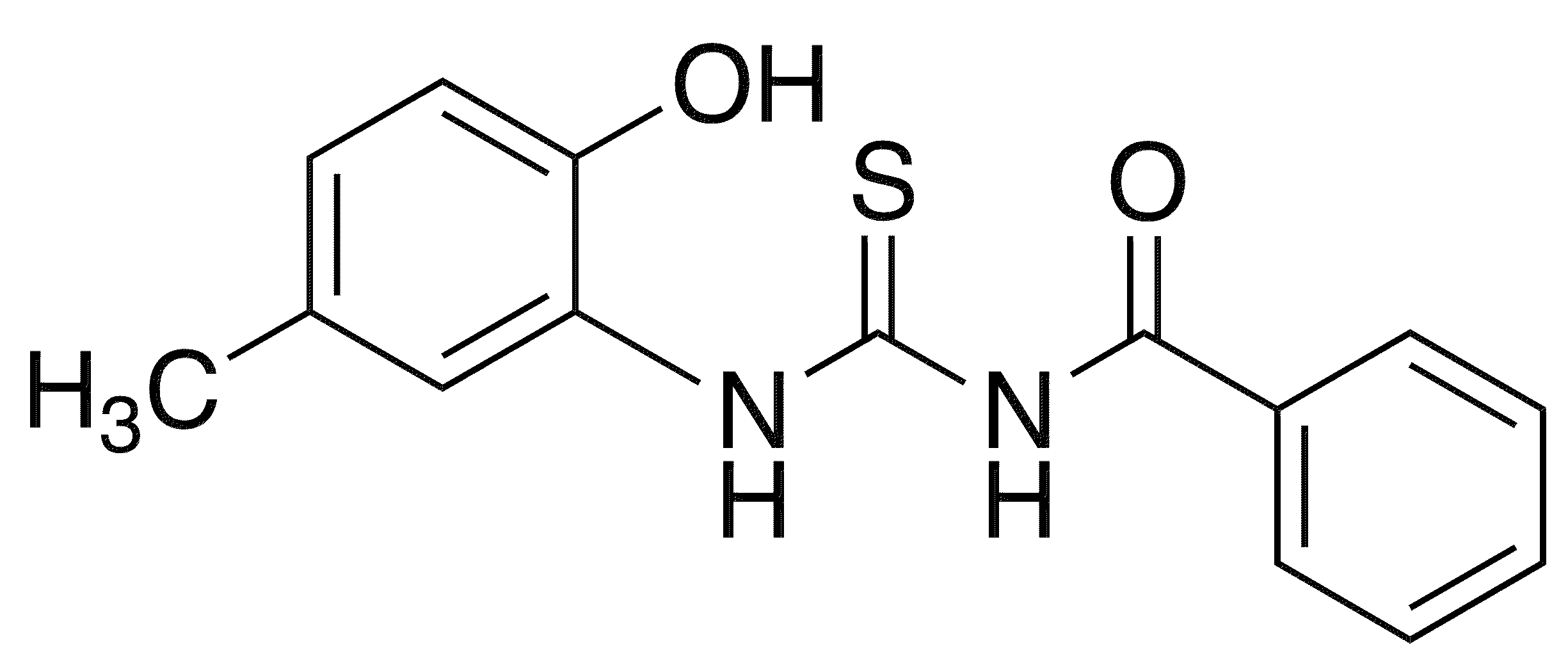 1-Benzoyl-3-(2-hydroxy-5-methylphenyl)thiourea - Chemical structure and product image
