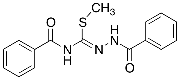 2-[(Benzoylimino)(methylthio)methyl]hydrazide Benzoic Acid - Chemical structure and product image