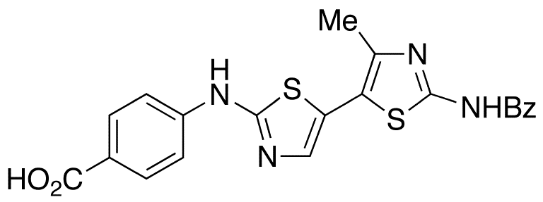 4-[[2-(Benzoylamino)-4-methyl[4 5 -bithiazol]-2-yl]amino]benzoic Acid - Chemical structure and product image