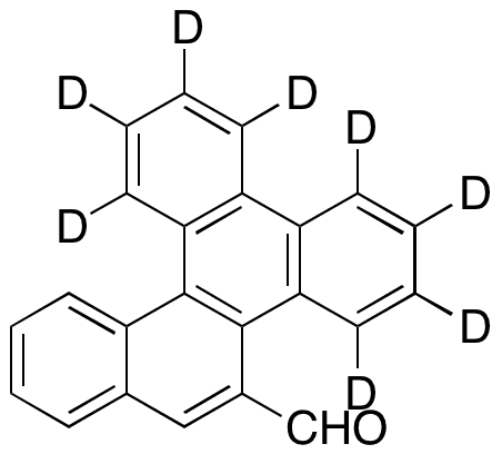 Benzo[g]chrysene-9-carboxaldehyde-d8 - Chemical structure and product image
