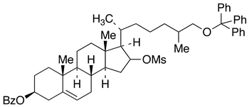 3-O-Benzoyl-16-O-mesyl-26-O-trityl 16,26-Dihydroxy Cholesterol - Chemical structure and product image