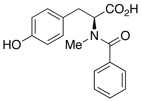 N-Benzoyl-N-methyl-L-tyrosine - Chemical structure and product image