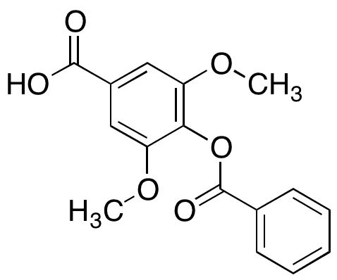 4-(Benzoyloxy)-3 5-dimethoxybenzoic Acid - Chemical structure and product image