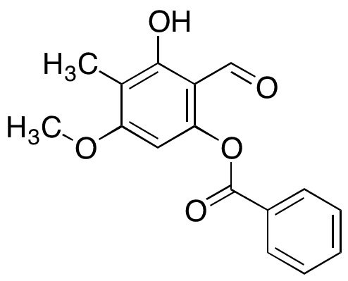 6-Benzoyloxy-2-hydroxy-4-methoxy-3-methylbenzaldehyde - Chemical structure and product image