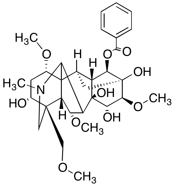 Benzoylmesaconine - Chemical structure and product image