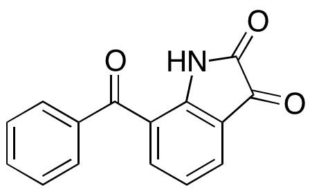 7-Benzoyl-1H-indole-2 3-dione - Chemical structure and product image