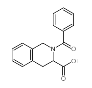 2-Benzoyl-1 2 3 4-tetrahydro-isoquinoline-3-carboxylic acid - Chemical structure and product image