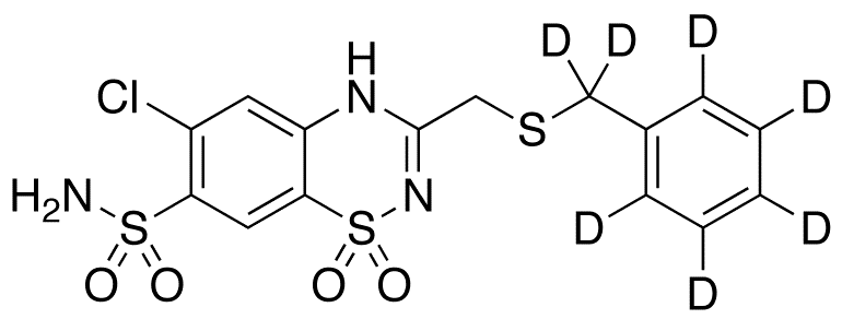 Benzthiazide-d7 - Chemical structure and product image