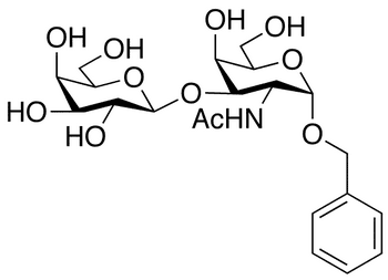 Benzyl 2-Acetamido-2-deoxy-3-O-(beta-D-galactopyranosyl) alpha-D-galactopyranoside - Chemical structure and product image