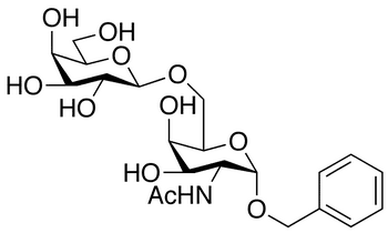 Benzyl 2-Acetamido-2-deoxy-6-O-(beta-D-galactopyranosyl)-alpha-D-galactopyranoside - Chemical structure and product image