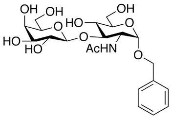 Benzyl 2-Acetamido-2-deoxy-3-O-(Î²-D-galactopyranosyl)-alpha-D-glucopyranoside - Chemical structure and product image