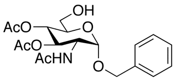 Benzyl 2-Acetamido-2-deoxy-3 4-di-O-acetyl-alpha-D-glucopyranoside - Chemical structure and product image