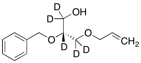 2-O-Benzyl-3-O-allyl-sn-glycerol-d5 - Chemical structure and product image