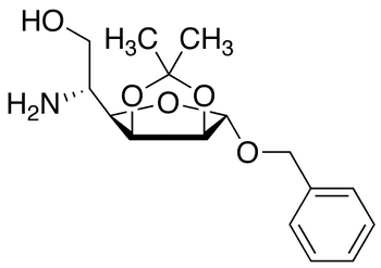 Benzyl 5-Amino-5-deoxy-2 3-O-isopropyl-alpha-D-mannofuranoside - Chemical structure and product image