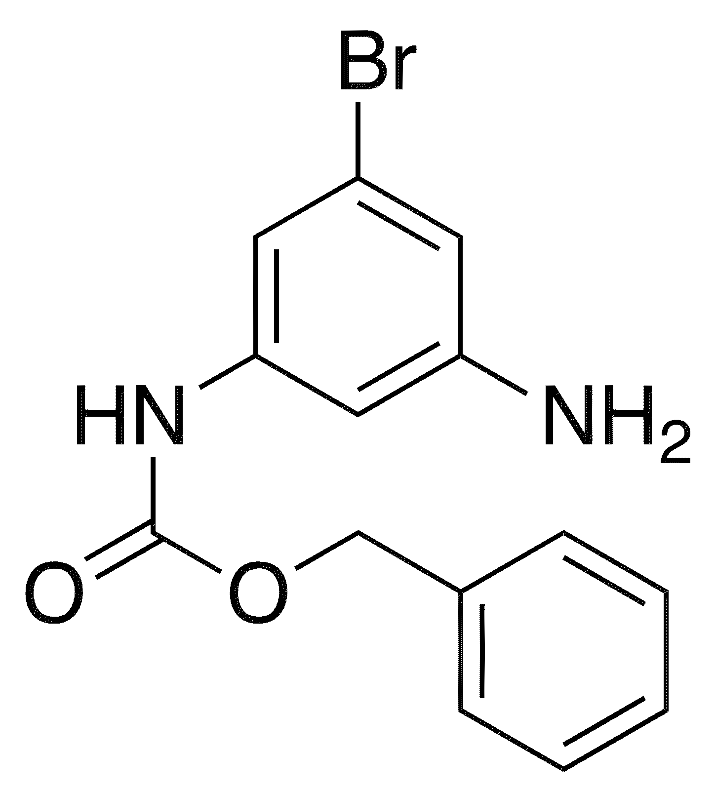 Benzyl N-(3-amino-5-bromophenyl)carbamate - Chemical structure and product image