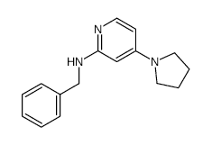 2-(N-Benzylamino)-4-pyrrolidinopyridine - Chemical structure and product image