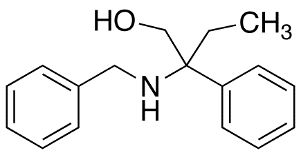 2-Benzylamino-2-phenylbutanol - Chemical structure and product image