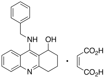9-(Benzylamino)-1 2 3 4-tetrahydroacridin-1-ol Maleate - Chemical structure and product image