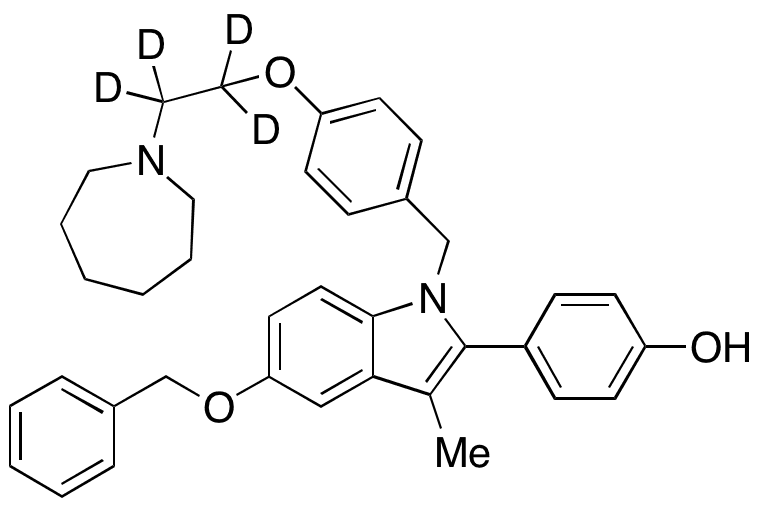 5-O-Benzylbazedoxifene-d4 - Chemical structure and product image