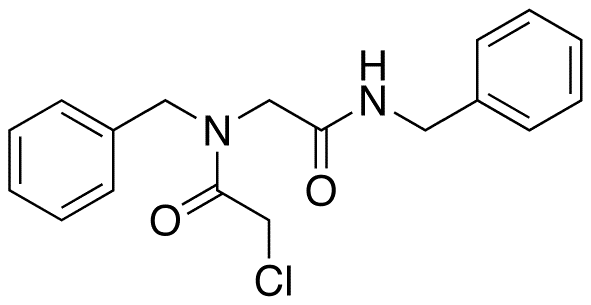 N-Benzyl-N-[2-(benzylamino)-2-oxoethyl]-2-chloroacetamide - Chemical structure and product image
