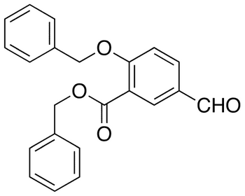 Benzyl 2-Benzyloxy-5-formylbenzoate  - Chemical structure and product image