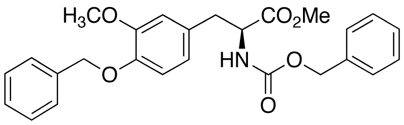 4-O-Benzyl-N-[(benzyloxy)carbonyl]-3-O-methyl-L-DOPA Methyl Ester - Chemical structure and product image