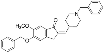 1-Benzyl-4-[(5-benzyloxy-6-methoxy-1-indanone)-2-ylidenyl]methylpiperidine - Chemical structure and product image